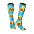 thumbnail image 4 of Balery Flowers Avocado Fun Novelty Socks Men'S Women'S Crew Socks Funny Crazy Novelty Socks Quirky And Cool Socks, 4 of 9
