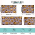 thumbnail image 3 of GZHJMY Funny Pumpkin Halloween Pillowcase Plush Pillowcase for Hair and Skin, Soft Standard Size Pillow Cases Zippered Queen Pillow Case Set of 1-21x54in Home Decor, 3 of 7