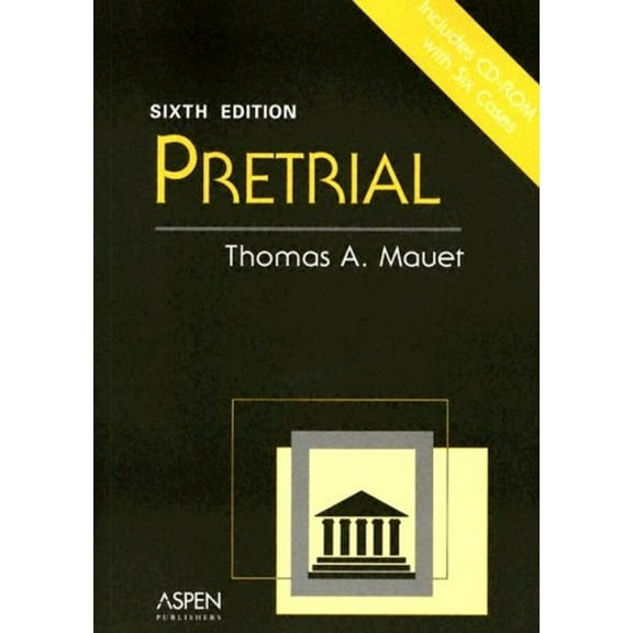Pre-Owned Pretrial (Paperback) 0735551022 9780735551022