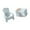 Sail, variant on yuksok 2 Pieces Beach Nautical Theme Mini Chair and Chest for Home Child Room Vanity Swim Float