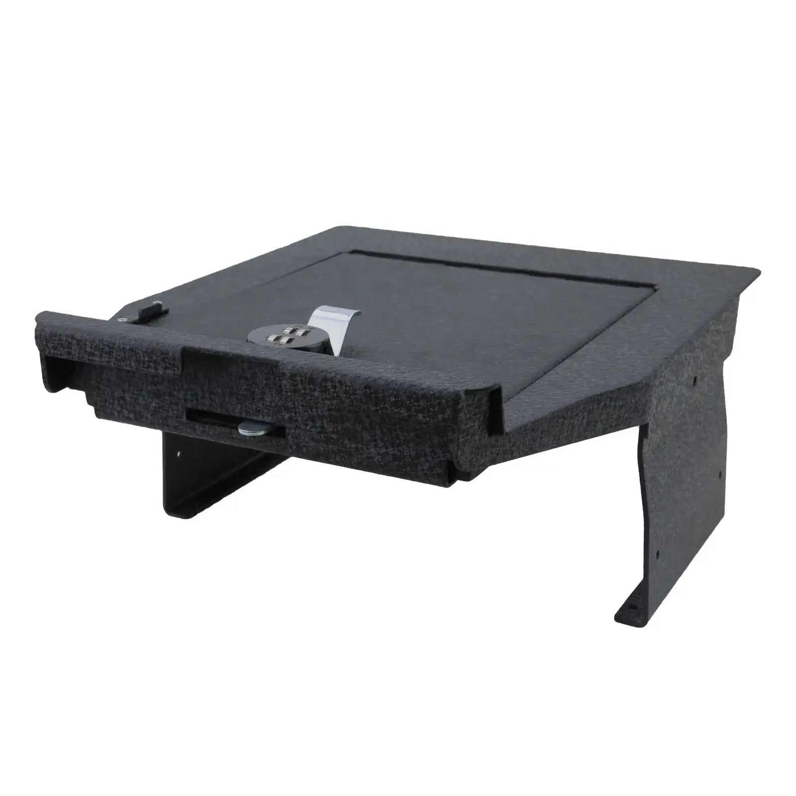 Center Console Gun Safe Vault - WASAI Premium In-vehicle Console Lock Box Compatible with 2021-2024 Ford F-150, 2021-2024 Ford F-150 with Heavy Gauge Cold Rolled Plate Steel, 4 Digit Combination Lock