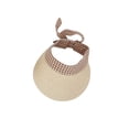 thumbnail image 4 of Faithtur Kids Visor Cap, Girls Plaid Sun-Resistant Baseball Hat with Bowknot, 4 of 9