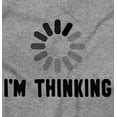 thumbnail image 2 of Thinking Loading Computer Nerd Geek Crewneck T Shirts Boy Girl Teen Brisco Brands XS, 2 of 6