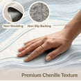 thumbnail image 6 of ODIKA 8'x10' Washable Area Rug Modern Abstract Design Featuring Gentle Watercolor And Fluid Shapes for King Size Bedroom Under Bed, Master Suite, Non-Shedding, Easy Care, 6 of 7