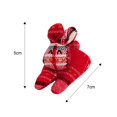 thumbnail image 5 of Lindo conejo de zanahoria decorativo, ligero, suave, diseño encantador para la decoración del dormitorio del hogar, conejo rojo, 5 of 5