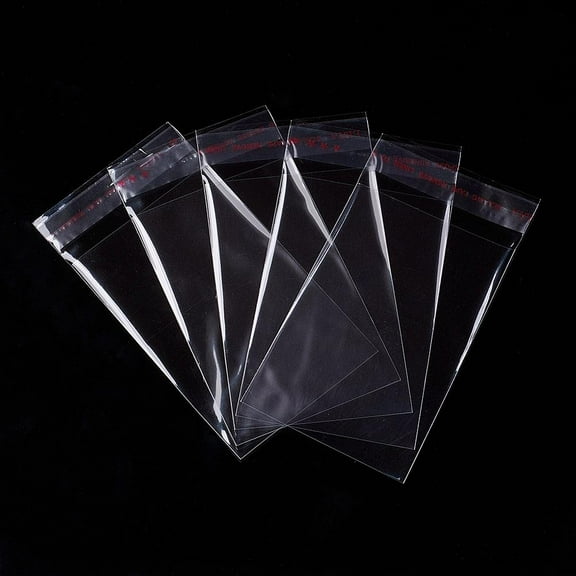 50pc Clear Transparent Party Gift Chocolate Lollipop Favor Candy Cellophane Bags 11x6cm Unilateral thickness: 0.04mm Inner measure: 9x6cm