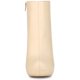 thumbnail image 2 of Botines Plataforma Talón Grueso Botas Del Tobillo Para Mujer Beige 41 Allegra K, 2 of 6