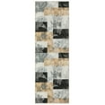 thumbnail image 3 of Yesurprise 2ft x 6ft Modern Floral Runner Area Rugs - Machine Washable, Non Slip Bathroom Area Rugs, Light Brown, 3 of 7