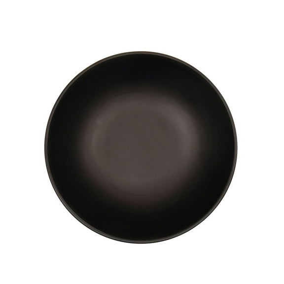 Cal Mil Black Footed Melamine Bowl, 105 Ounce Capacity -- 6 per case.