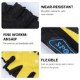 thumbnail image 3 of KAKOWELY Half Finger Gloves Yellow Children Gloves Half Finger Car Pattern Kids Gloves Boy's Girl's Outdoor Sports Accessory for Cycling Biking Riding Running, 3 of 4