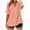 Orange, variant on hotojiny Button down Shirts for Women Short Sleeve Summer Tops V Neck Henley Shirt Work Blouses Business Casual Outfits S-2XL