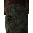 thumbnail image 3 of Women's Ditsy Floral High Waisted Skirts Green S, 3 of 7