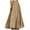 Khaki, variant on Fgnfyis Womens Fashion Casual High Waist Fold A Dress Soild Vintage Loose Beach Wrap Maxi Long Skirt Skirts for Women Trendy Khaki XL