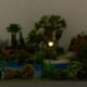 thumbnail image 4 of Ounissouiy Modelo de lámpara de vía férrea para exteriores, farola de carretera, diseño de construcción Simple, accesorios, luz LED para parque, Artesanía Negro (luz blanca) Ounissouiy HA066588-01, 4 of 6