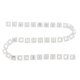 thumbnail image 5 of 1 de de imitación adornos de de imitación cinta de abalorios de de imitación para adorno de ropa accesorios de bod Blanco Gloria Rhinestone Diamante Trim, 5 of 9