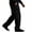 Black, variant on Smsaxvxz Men's Baggy Sweatpants Fashion Wide Leg Drawstring Sweat Pants Casual Joggers with Pockets Gray L