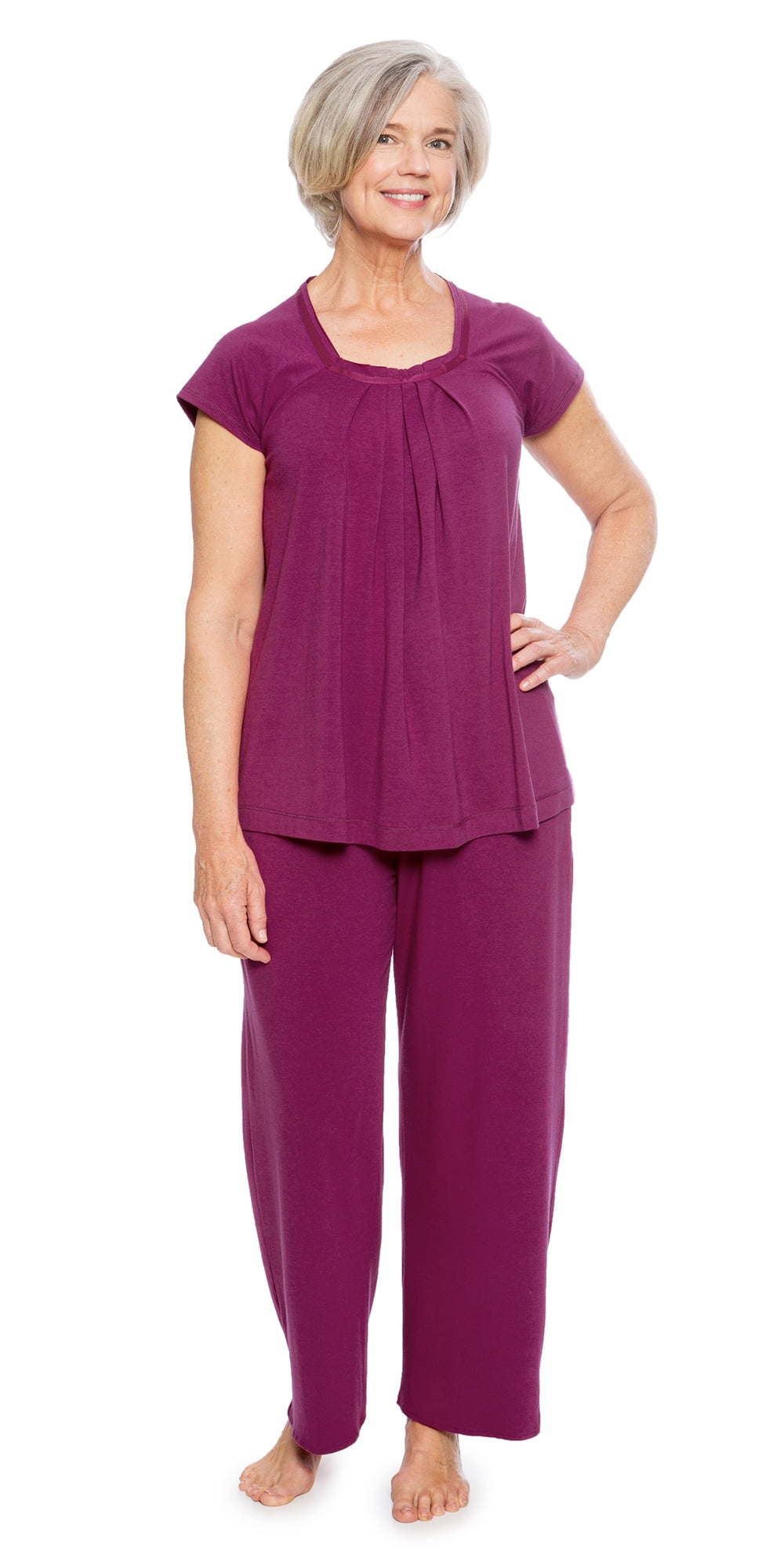Women’s Pajamas in Bamboo Viscose (Bamboo Bliss) Cozy Sleepwear Set by