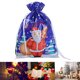 thumbnail image 2 of Yuarrent Bolsa de dulces de Navidad con cordón para galletas, aperitivos, bolsa de embalaje, regalo de fiesta impreso de Navidad, decoraciones de Año Kits de decoración para fiestas azul grande Yuarrent HA001673-06, 2 of 6