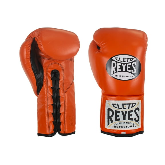 Cleto Reyes Professional Boxing Gloves for Men and Women (8oz, Tiger Orange)