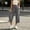 Grey, variant on Women's Casual Wide Leg Cropped Capri Pants Loose Wide Leg Low Rise Fold Over Stretch Gaucho Pants for Summer Beach Holiday(Light Gray,S)
