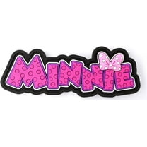 Disney Minnie Logo Soft Touch Fridge Magnet - Minnie Logo Disney Magnets, Cool Soft Touch Magnet for Disney Fans and Collectors, Perfect Kids Magnets for Fridge, Locker, Office, and Whiteboard