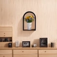 thumbnail image 4 of LENLN Floating Shelves Wall Mounted Set of 2, Metal Wall Shelf, Rustproof Heavy Duty Corner Storage for Bathroom Kitchen Living Room Entryway, 4 of 7