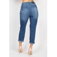 thumbnail image 5 of Rhinestones Ripped-front Denim Jeans, 5 of 5