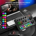 thumbnail image 3 of YOPTOP Live Sound Card with Dj Mixer Effects & Voice Changer  Live Sound Card Audio Mixer  Sound Card for Live Streaming  Soundboard for Xbox  Voice Changer Sound Board Live Sound Card, 3 of 7