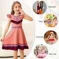thumbnail image 4 of Benylion Nature-Inspired Princess Costume Kids Fancy Dress Role Play Outfits World Book Day Costumes for Girls Dress up for 9-10 Years, 4 of 6