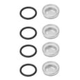 thumbnail image 4 of Motorcycle Handlebar Brake Gasket Set, 4 Pcs Cylinder Reservoir Sight Gasket Set Anti Aging Metal High Strength  For Scooter, 4 of 8