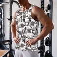 thumbnail image 5 of Daiia Beach Printed Men's Quick Dry Fit Muscle Tank Top Slim-Fit Tank Workout Tank Top Lightweight Sports Tank Top-Large, 5 of 7