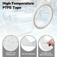 thumbnail image 4 of Uxcell High-temperature PTFE Tape, 0.2 Inch x 33 Feet Adhesive PTFE Coated Fabric Tape PTFE Adhesive Tape, White, 0.13mm Thick, 4 of 5