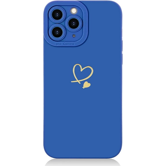 Compatible iPhone 11 Pro Max 6.7" 2019 Case, All Inclusive Lens Silky Touch Full Body Cover with Soft Scratch Resistant Microfiber Lining for Women Men (Blue)