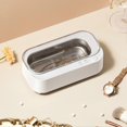 thumbnail image 4 of Ultrasound Jewelry Cleaner Machine 304 Stainless Steel ABS Mini Portable Eyeglasses Cleaning Machine for Watch Retainer Dentures Makeup Brush CN, 4 of 5