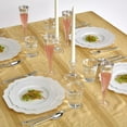 thumbnail image 2 of Disposable Plastic Salad Plates (10 Piece), Heavy Duty Disposable plates (8.75"), Fine Dining Plastic Dishes For Elegant China Look, Great for Parties, Wedding & Events - White, 2 of 2