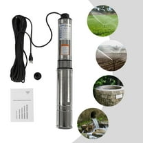 1/2HP 16GPM Submersible Pump,110V Stainless Steel 0.37KW,0.5HP Deep Well Pump