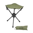 thumbnail image 2 of koolsoo Foldable Camping Stool Chair Rotating Folding Tripod Stool for Garden Hiking Green, 2 of 9
