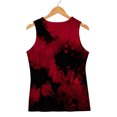 thumbnail image 6 of QASIEATN Women Print Daily Summer Shirts for Women's O Neck Tank Tops Print Blouse Sleeveless Workout Shirts Casual Loose Tees, 6 of 9