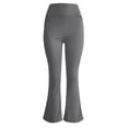 thumbnail image 2 of Zuesphe High Waist Yoga Pants with Pockets Flare Leggings for Women Tummy Control Workout Gym Bootcut Leggings, 2 of 5