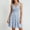 Sky Blue, variant on Women's Spring Deep V Neck Sleeveless Solid Sundresses Flowy Summer Dresses for Women