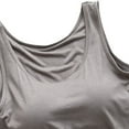 thumbnail image 4 of Timegard Womens Tank Tops Round Neck Crop Tops with Built in Bras Fitting Soft Basic Tee Casual Summer Tops, 4 of 5