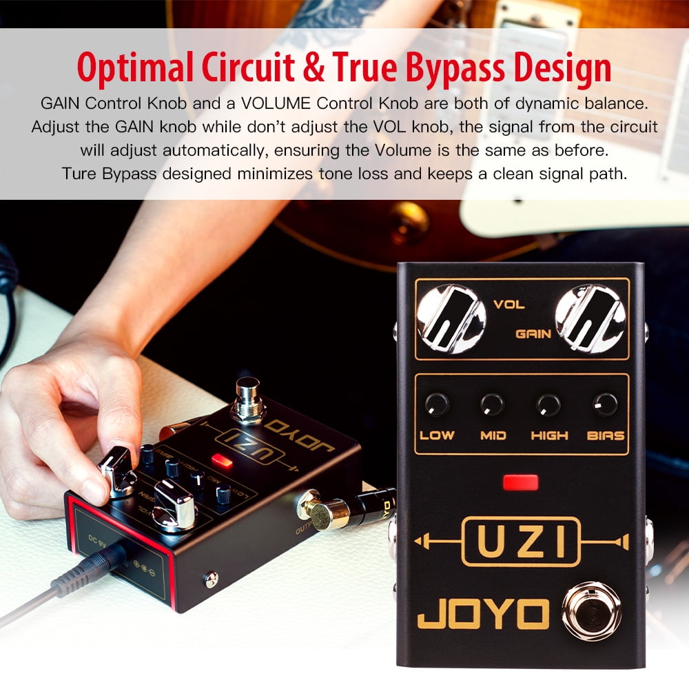 JOYO R-03 American/British Distortion Guitar Pedal Heavy Metal High Gain True Bypass