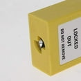 thumbnail image 5 of Wekity Lockout Tagout Locks Safety Padlock Loto Locks Keyed Alike PA Lock Out Tag Out Steel Shackle Small Luggage Padlocks Yellow 3PCS-0621, 5 of 5