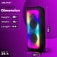 thumbnail image 4 of Dolphin SP-1070RBT Altavoz Bluetooth para fiestas, recargable, dual, de alta potencia, 10", sonido potente, alto, graves profundos, pantalla LED, Bluetooth, USB, SD, FM, AUX, 4 of 5