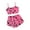 ZA-Hot Pink, variant on Xmyrz Valentine's Day Two Piece Pajama Set For Women Lightweight Spaghetti Strap Sleeveless Fresh Nightdress Relaxed Shorts Set Casual Sleepwear Pj Outfit Sets