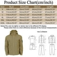 thumbnail image 3 of NOLDARES Men's Waterproof Jacket Outdoor Windproof Warm Autumn and Winter Coat Mountain Windbreaker(Khaki,L), 3 of 4