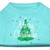 Scribbled Merry Christmas Screenprint Shirts