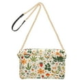 thumbnail image 2 of FORMRS Women Crossbody Purse with Chain Strap Vegan Leather Shoulder Handbag, Leaves Pattern, 2 of 7