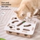 thumbnail image 4 of Juguete Rompecabezas para Gatos, Caja de Fieltro, Juguete de Ejercicio con Pelota para Gatos, Entretenimiento Deportivo para Interiores, Juguetes para Gatos de Interior A, 4 of 8