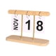thumbnail image 5 of Calendario perpetuo de escritorio, reutilizable, decorativo para cocina de estilo rústico. Madera, 5 of 9